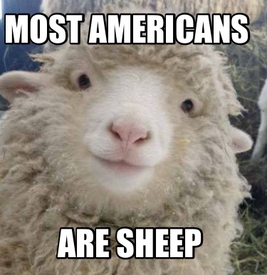 Meme Creator - Funny Most Americans Are sheep Meme Generator at ...