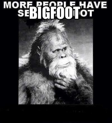 Meme Creator - Funny Bigfoot Meme Generator at MemeCreator.org!