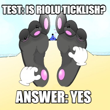 Meme Creator Funny Test Is Riolu Ticklish Answer Yes Meme Generator At Memecreator Org