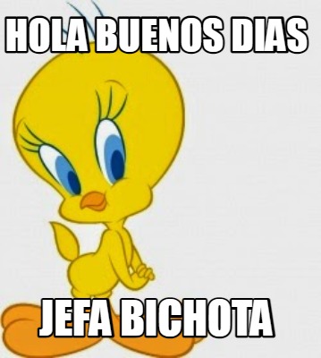 Meme Creator - Funny HOLA BUENOS DIAS JEFA BICHOTA Meme Generator at  !