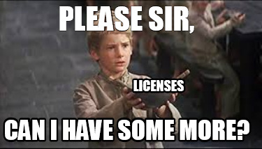 Meme Creator - Funny Please sir, can i have some more? Licenses Meme ...