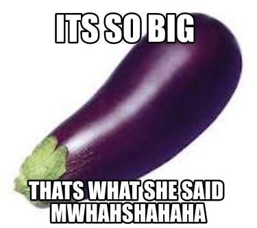 its-so-big-thats-what-she-said-mwhahshahaha