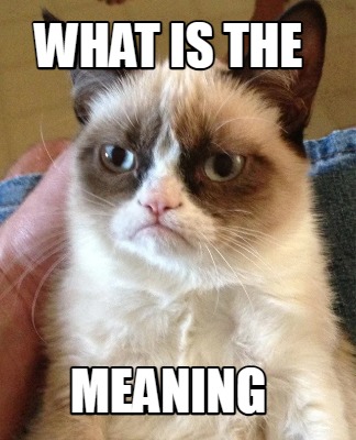 Meme Creator - Funny What is the meaning Meme Generator at MemeCreator.org!