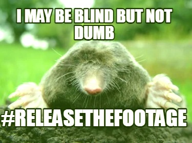 Meme Creator - Funny I may be blind but not dumb #releasethefootage ...