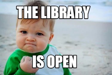 the-library-is-open