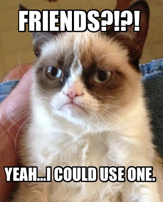 Meme Creator - Funny Friends?!?! Yeah…I could use one. Meme Generator ...