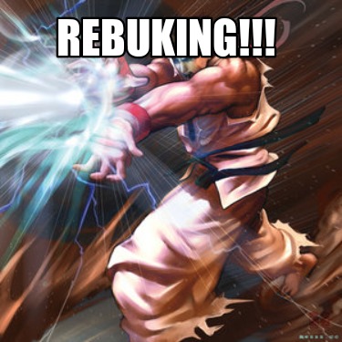 rebuking