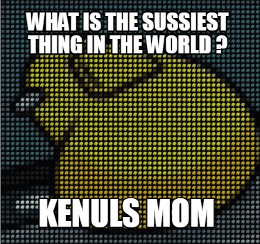 what-is-the-sussiest-thing-in-the-world-kenuls-mom