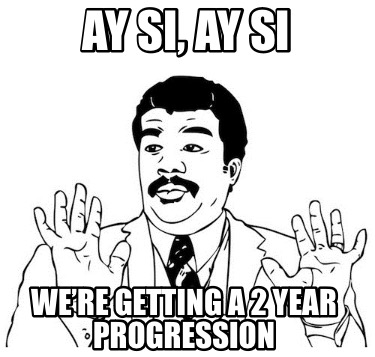 Meme Creator - Funny Ay si, Ay si We’re getting a 2 year progression ...