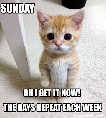 sunday-the-days-repeat-each-week-oh-i-get-it-now9