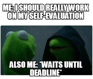 me-i-should-really-work-on-my-self-evaluation-also-me-waits-until-deadline1