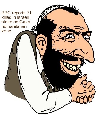 bbc-reports-71-killed-in-israeli-strike-on-gaza-humanitarian-zone