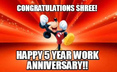 congratulations-shree-happy-5-year-work-anniversary