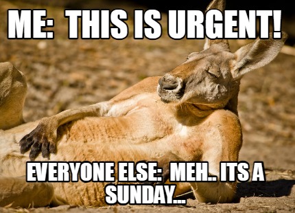 me-this-is-urgent-everyone-else-meh..-its-a-sunday