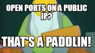 open-ports-on-a-public-ip-thats-a-paddlin