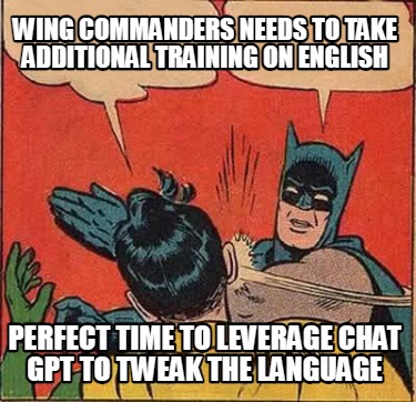 wing-commanders-needs-to-take-additional-training-on-english-perfect-time-to-lev