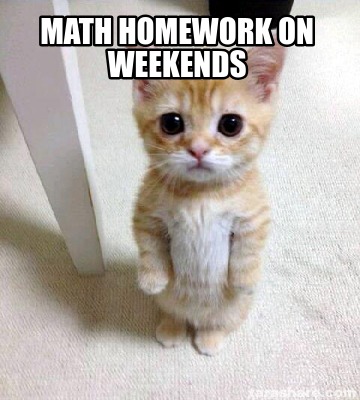 math-homework-on-weekends