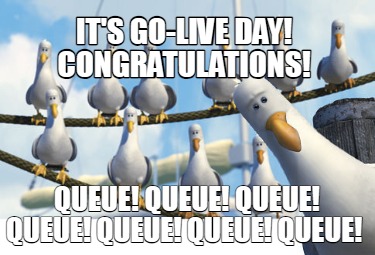 its-go-live-day-congratulations-queue-queue-queue-queue-queue-queue-queue