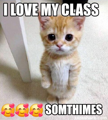 i-love-my-class-somthimes