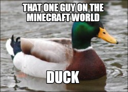 that-one-guy-on-the-minecraft-world-duck