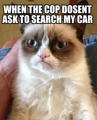 when-the-cop-dosent-ask-to-search-my-car