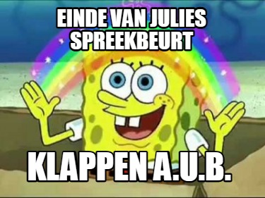 einde-van-julies-spreekbeurt-klappen-a.u.b