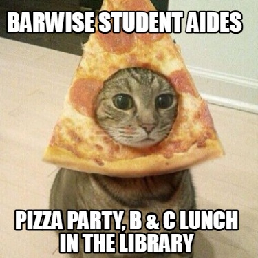 barwise-student-aides-pizza-party-b-c-lunch-in-the-library