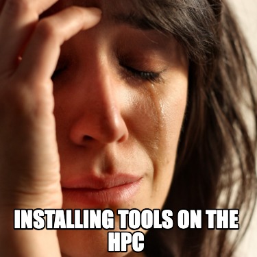 installing-tools-on-the-hpc