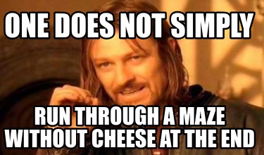 one-does-not-simply-run-through-a-maze-without-cheese-at-the-end