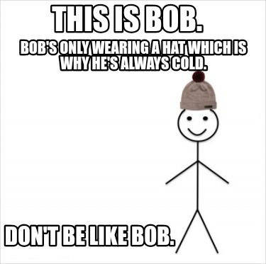 this-is-bob.-bobs-only-wearing-a-hat-which-is-why-hes-always-cold.-dont-be-like-