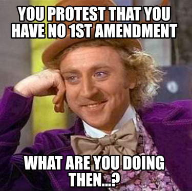 you-protest-that-you-have-no-1st-amendment-what-are-you-doing-then