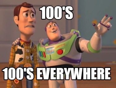 100s-100s-everywhere